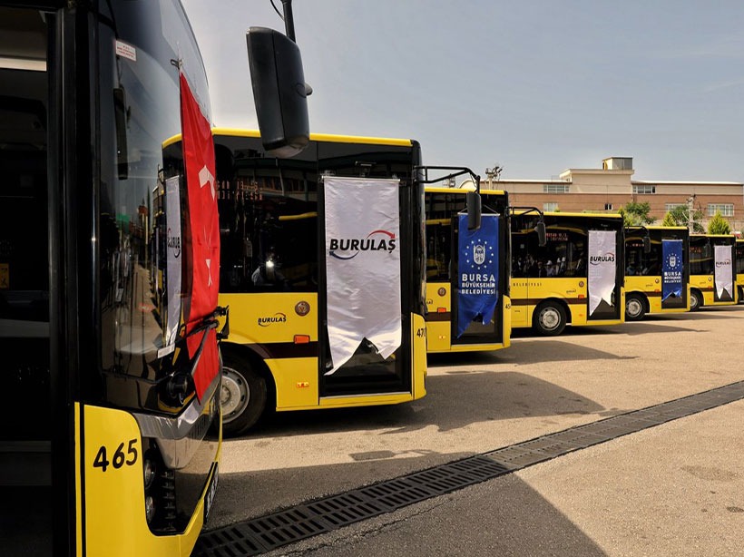 Bursa BURULAŞ Belediye Otobüs Giydirme Reklamları