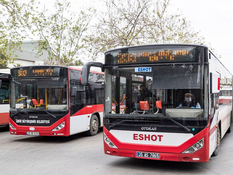 İzmir ESHOT Belediye Otobüs Giydirme Reklamları
